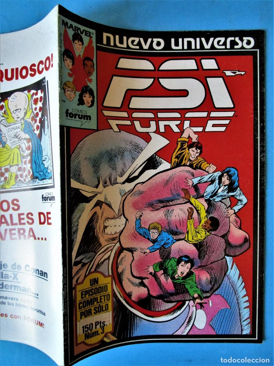 C&oacute;mics: PSI FORCE N&ordm; 3 - NUEVO UNIVERSO MARVEL - FORUM 1988 - Foto 1