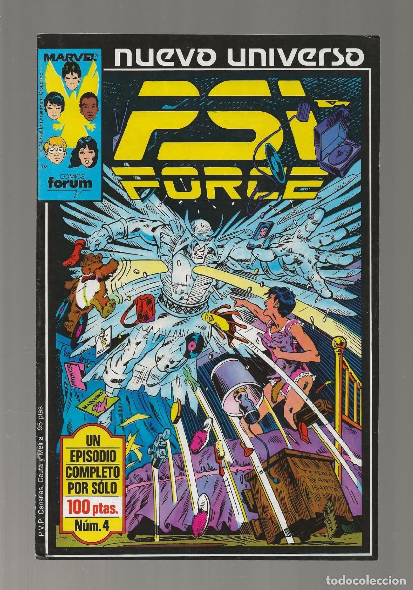 C&oacute;mics: PSI FORCE N&ordm; 4 - NUEVO UNIVERSO MARVEL - FORUM 1988 - Foto 1