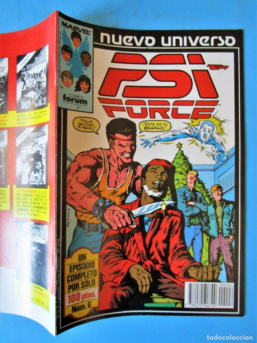 C&oacute;mics: PSI FORCE N&ordm; 6 - NUEVO UNIVERSO MARVEL - FORUM 1988 - Foto 2