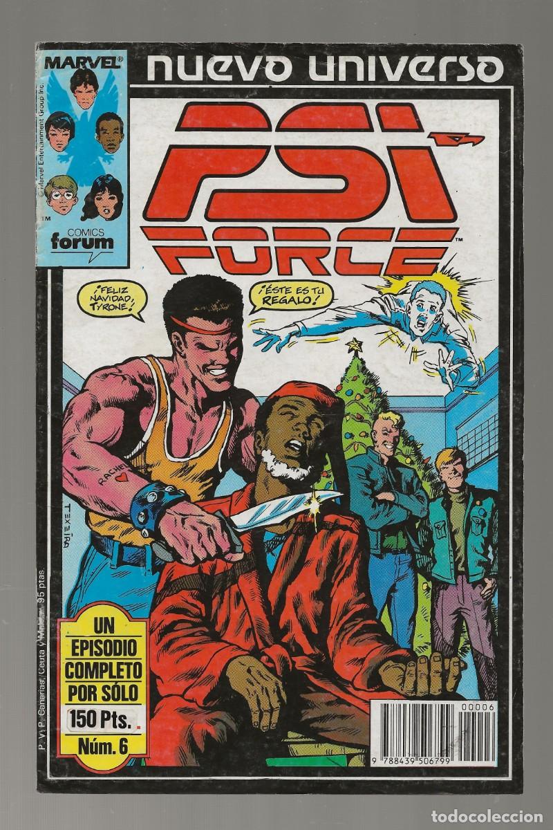 C&oacute;mics: PSI FORCE N&ordm; 6 - NUEVO UNIVERSO MARVEL - FORUM 1988 - Foto 1