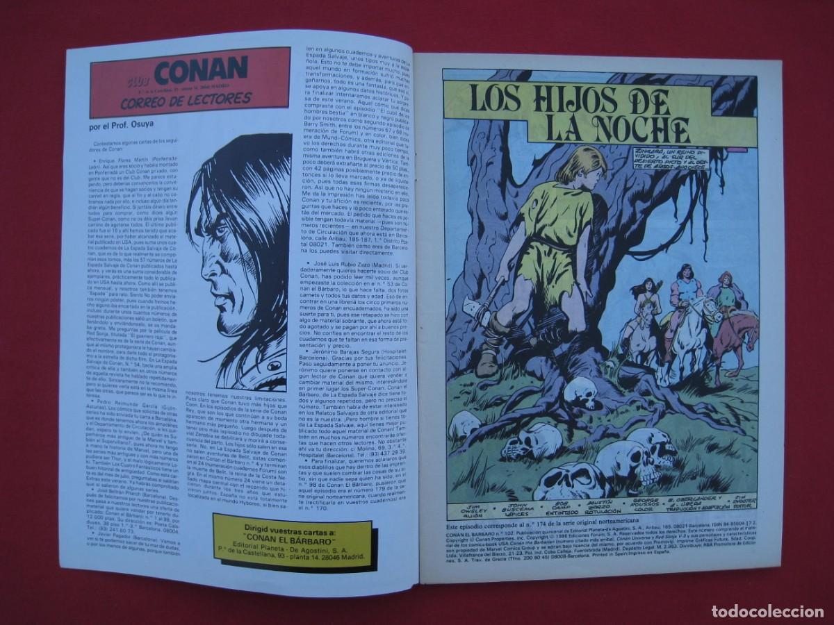 C&oacute;mics: CONAN EL BARBARO - N&ordm; 102 - FORUM. - Foto 3