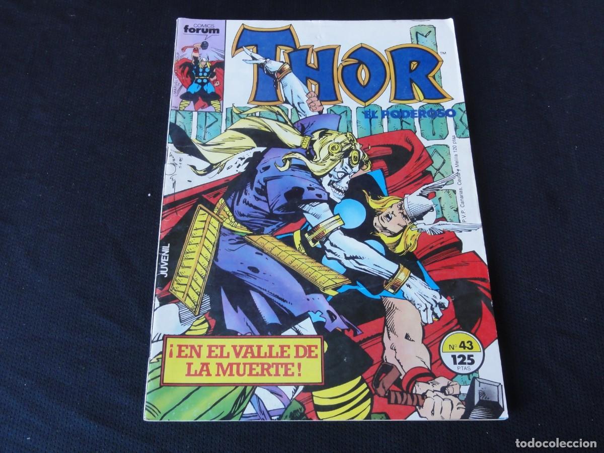 C&oacute;mics: THOR. N&ordm; 43. 1&ordf; EDICION. FORUM. 1983-1987. C-94 - Foto 1