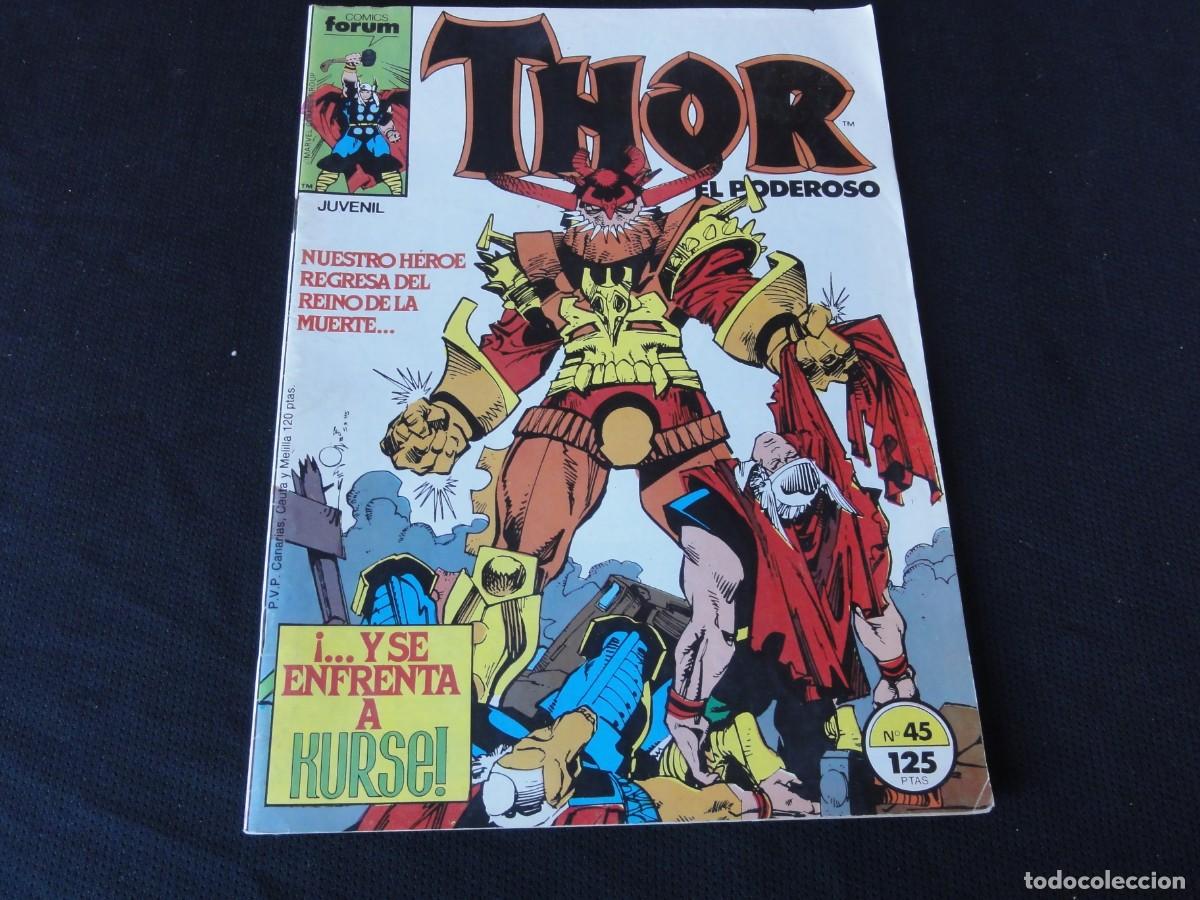 C&oacute;mics: THOR. N&ordm; 45. 1&ordf; EDICION. FORUM. 1983-1987. C-94 - Foto 1