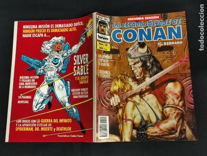 C&oacute;mics: LA ESPADA SALVAJE DE CONAN - N&ordm; 28 - 2&ordf; EDICION - FORUM - - Foto 1