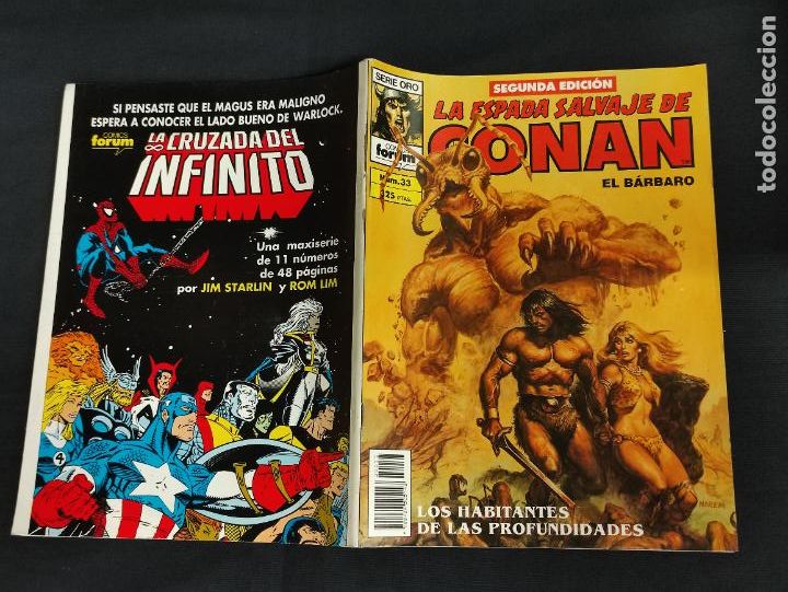 C&oacute;mics: LA ESPADA SALVAJE DE CONAN - N&ordm; 33 - 2&ordf; EDICION - FORUM - - Foto 1