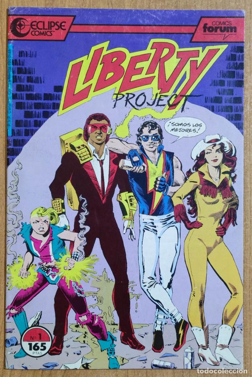 C&oacute;mics: LIBERTY PROJECT N&ordm;1 ECLIPSE COMICS - EDITORIAL FORUM 1990. - Foto 1