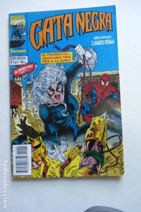 C&oacute;mics: GATA NEGRA. EL FURIOSO FINAL 4 DE 4 FORUM MARVEL arx197