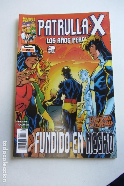C&oacute;mics: PATRULLA X LOS A&Ntilde;OS PERDIDOS n&ordm; 22 BYRNE FORUM MARVEL arx197