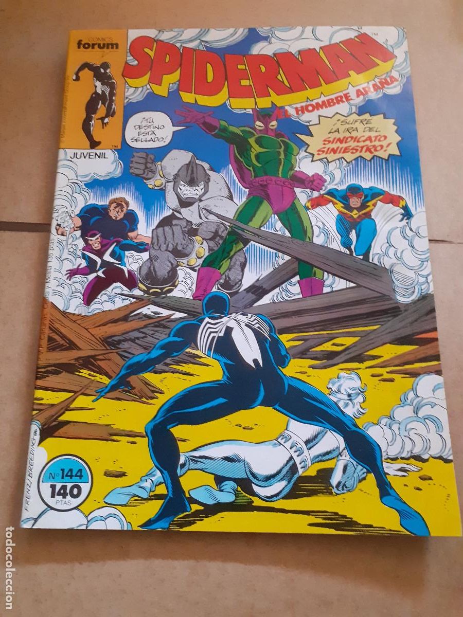 C&oacute;mics: SPIDERMAN - N&ordm; 144 - VOL1 - &iexcl;El Sindicato Siniestro! - FORUM - Foto 1