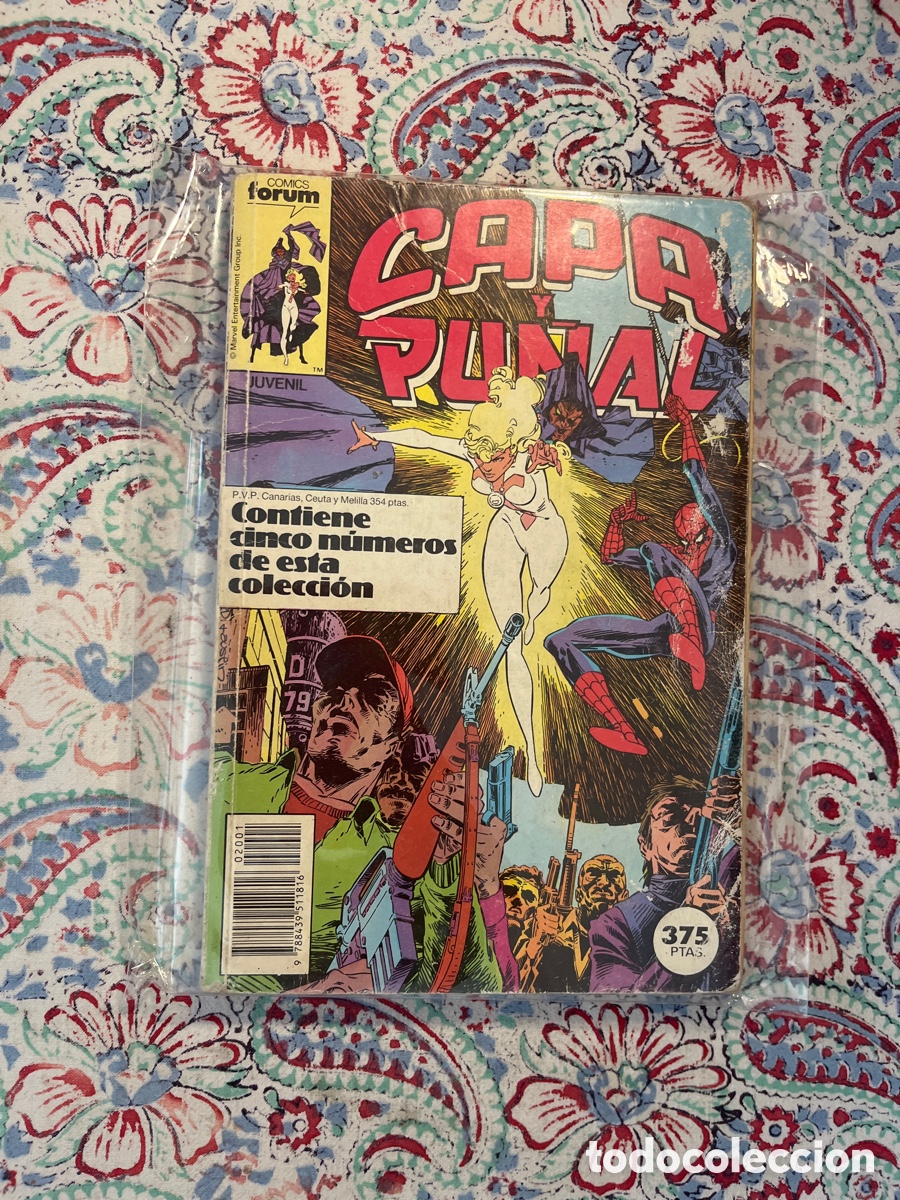 C&oacute;mics: CAPA Y PU&Ntilde;AL, RETAPADO N&Uacute;MEROS 1 al 5, (EDITORIAL FORUM) - Foto 1