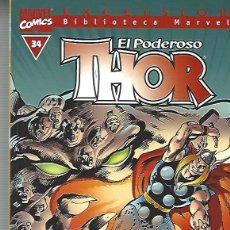 Cómics: THOR - TOMO Nº 34 - BIBLIOTECA MARVEL EXCELSIOR - PERFECTO ESTADO, DE KIOSCO !!. Lote 389465924