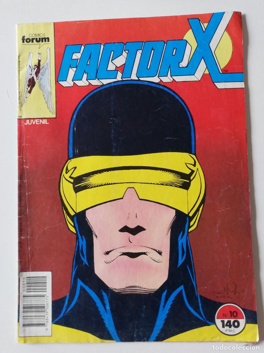C&oacute;mics: Revista C&oacute;mic FACTOR X n&ordm; 10 (1988) Marvel Comics Forum Juvenil - Foto 1