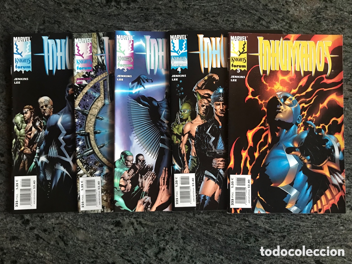 C&oacute;mics: Lote Inhumanos, n&uacute;meros 1,2,3,4 y 5 - Foto 1