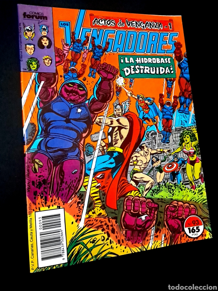 C&oacute;mics: EXCELENTE ESTADO LOS VENGADORES 93 FORUM COMICS GRAPA - Foto 1