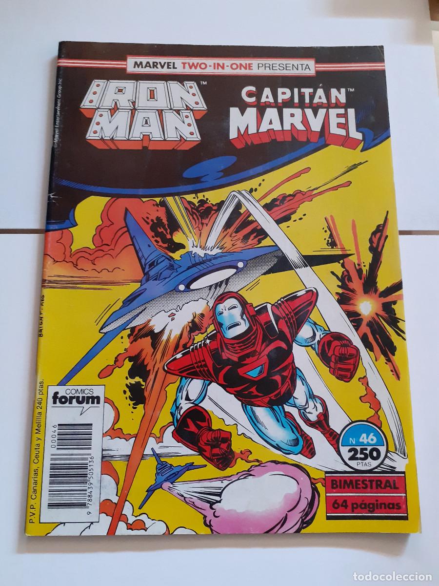 C&oacute;mics: MARVEL TWO-IN-ONE: IRON MAN & CAPIT&Aacute;N MARVEL - N&ordm; 46 - &iexcl;Duelo en el cielo! - FORUM - Foto 1