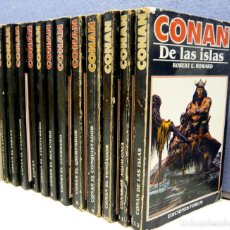 Cómics: CONAN / ROBERT E. HOWARD / 12 NOVELAS. COLECCIÓN COMPLETA / EDICIONES FORUM 1983. Lote 392069559