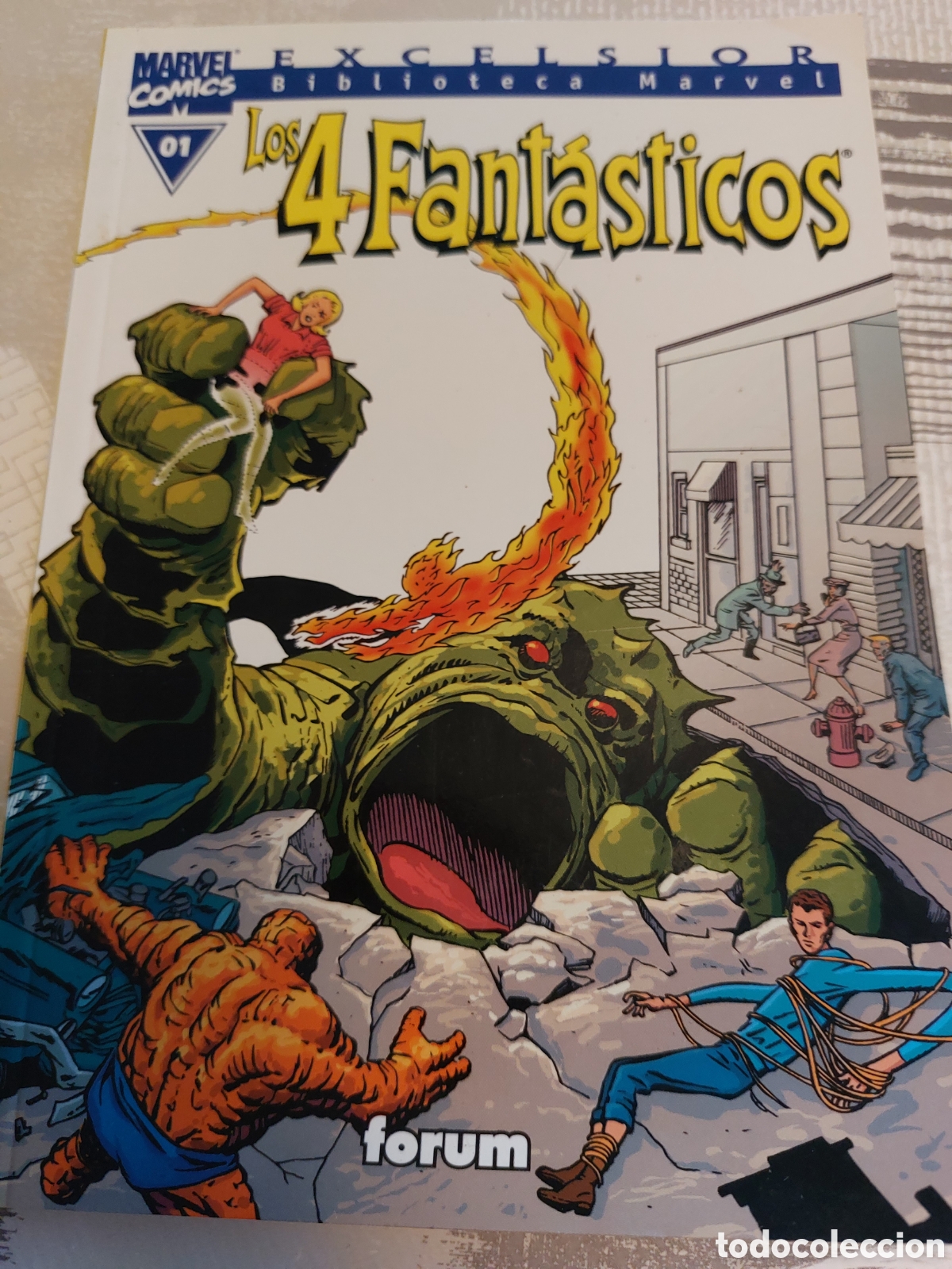 C&oacute;mics: Biblioteca Marvel. Tomo 01- Los 4 fant&aacute;sticos - Foto 1