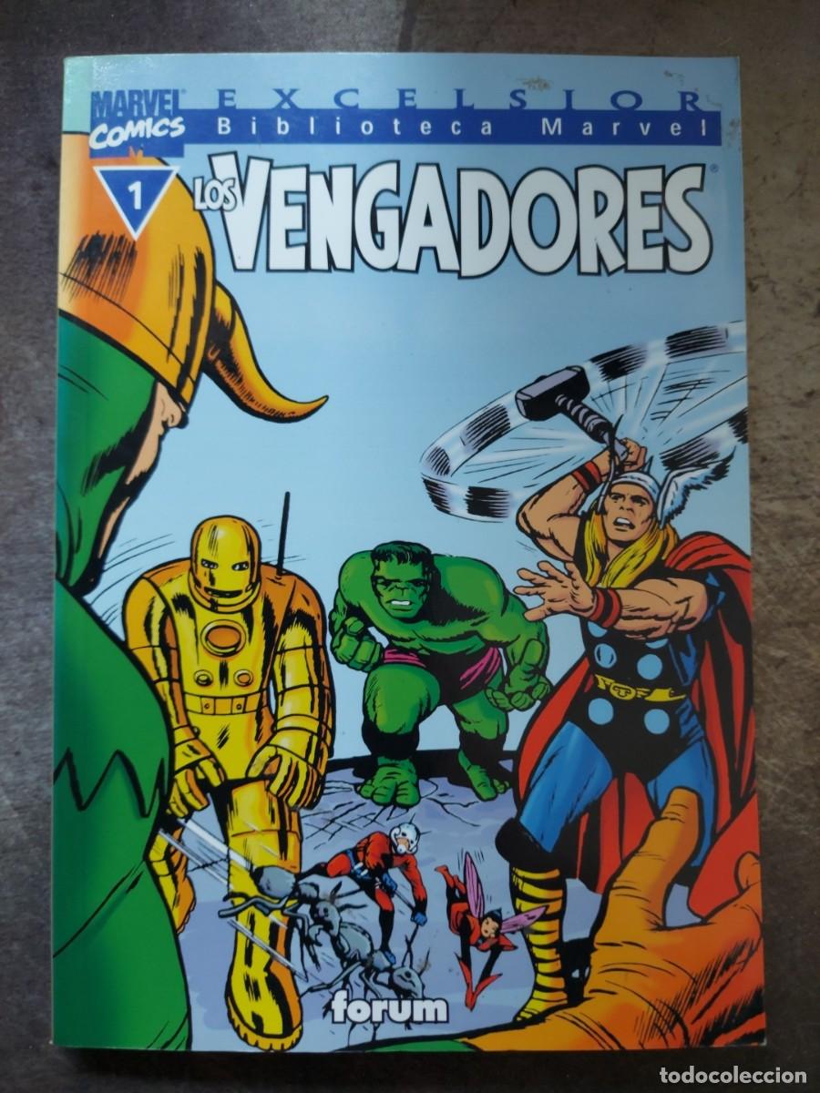 C&oacute;mics: Biblioteca Marvel Los Vengadores N&uacute;mero 1 - L&iacute;nea Excelsior - Foto 1