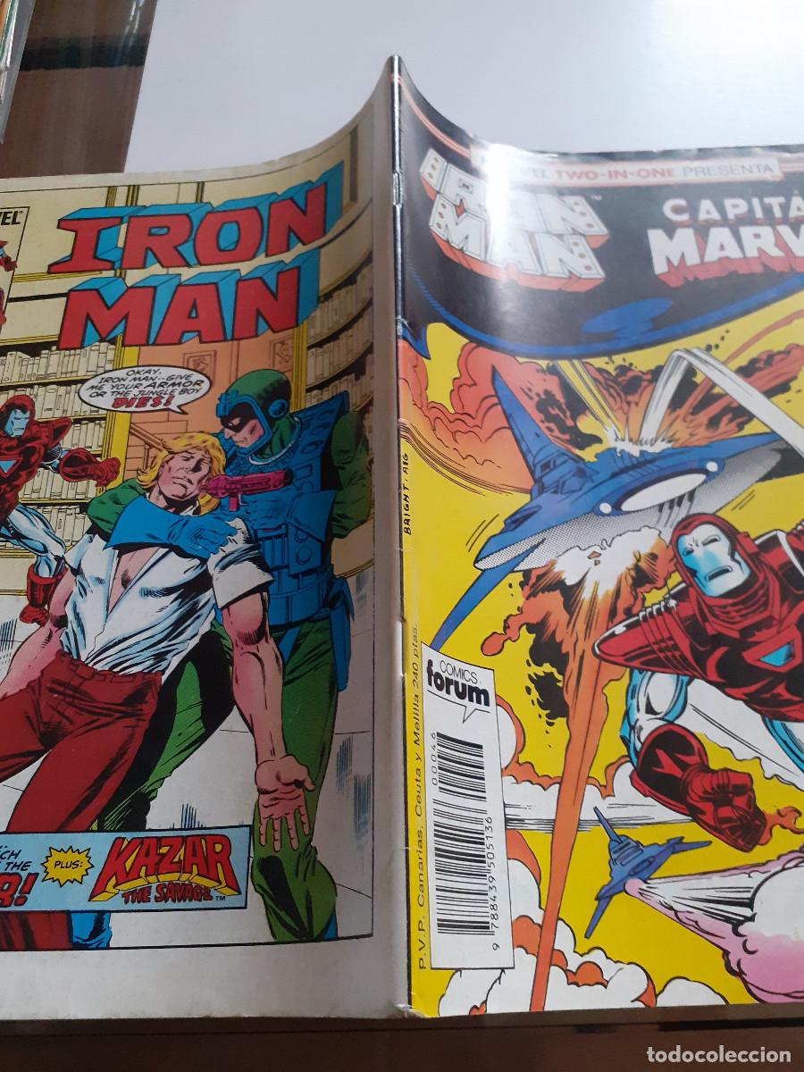 C&oacute;mics: MARVEL TWO-IN-ONE: IRON MAN & CAPIT&Aacute;N MARVEL - N&ordm; 46 -&iexcl;Duelo en el cielo! - FORUM - Foto 5