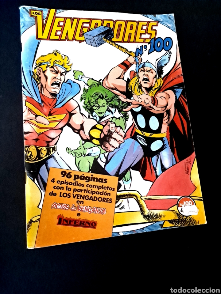 C&oacute;mics: BUEN ESTADO LOS VENGADORES 100 FORUM COMICS GRAPA - Foto 1