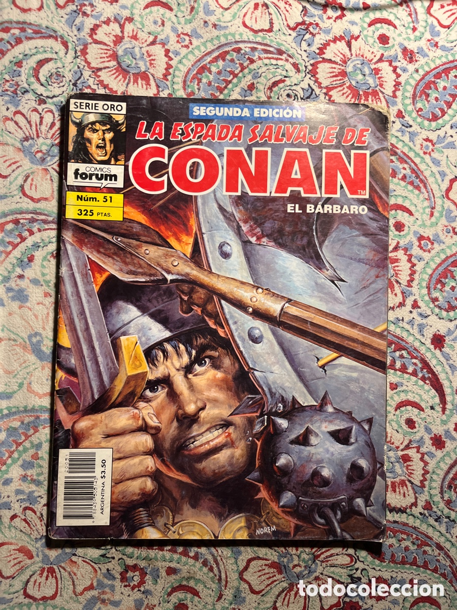 C&oacute;mics: LA ESPADA SALVAJE DE CONAN, N&Uacute;MERO 51, (F&Oacute;RUM) - Foto 1