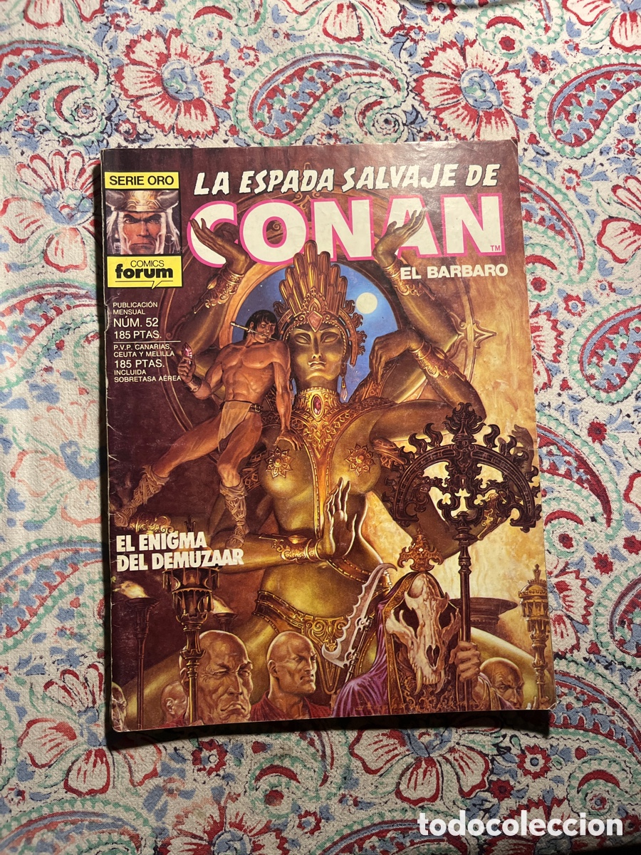 C&oacute;mics: LA ESPADA SALVAJE DE CONAN, N&Uacute;MERO 52, (F&Oacute;RUM) - Foto 1