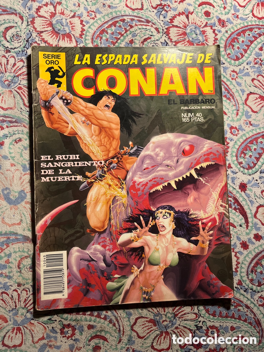 C&oacute;mics: LA ESPADA SALVAJE DE CONAN, N&Uacute;MERO 40, (F&Oacute;RUM) - Foto 1