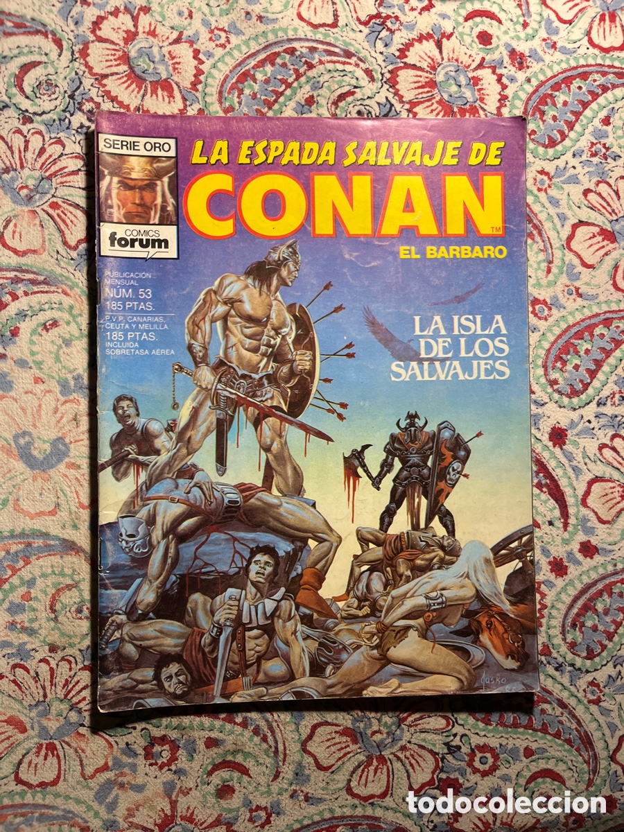C&oacute;mics: LA ESPADA SALVAJE DE CONAN, N&Uacute;MERO 53, (F&Oacute;RUM) - Foto 1