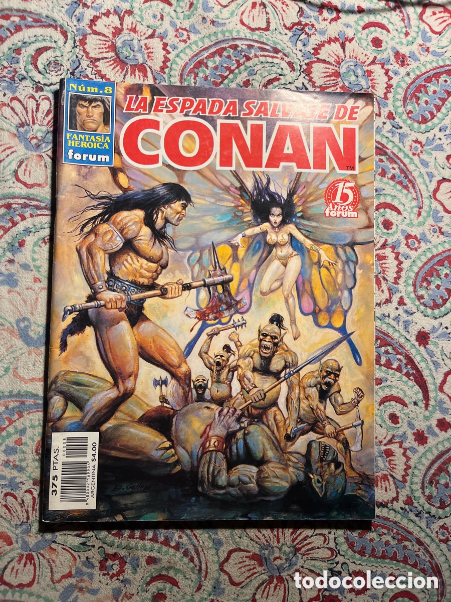 C&oacute;mics: LA ESPADA SALVAJE DE CONAN, N&Uacute;MERO 8, (F&Oacute;RUM) - Foto 1