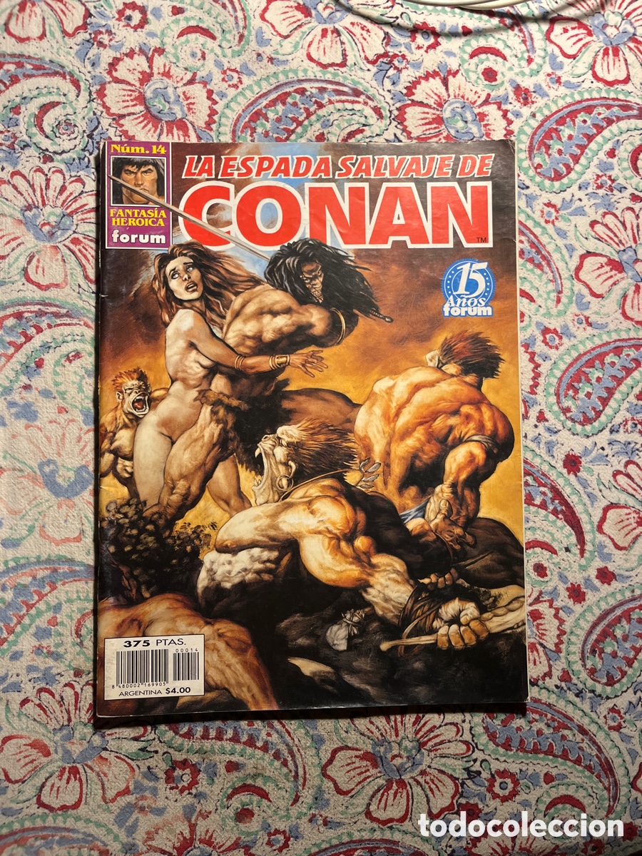 C&oacute;mics: LA ESPADA SALVAJE DE CONAN, N&Uacute;MERO 14, (F&Oacute;RUM) - Foto 1