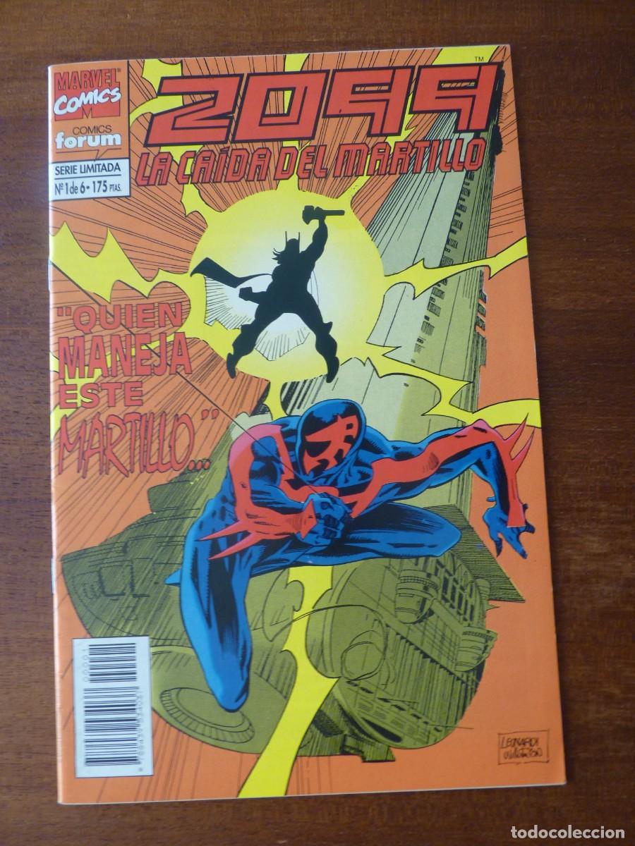 C&oacute;mics: SPIDERMAN 2099 LA CA&Iacute;DA DEL MARTILLO N&ordm; 1,2, Y 3 FORUM 1994 - Foto 2