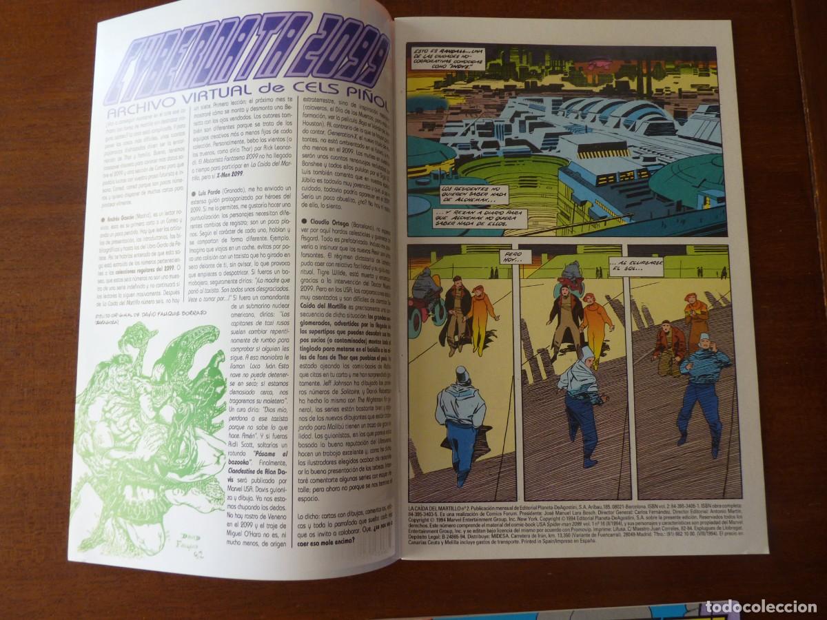 C&oacute;mics: SPIDERMAN 2099 LA CA&Iacute;DA DEL MARTILLO N&ordm; 1,2, Y 3 FORUM 1994 - Foto 5