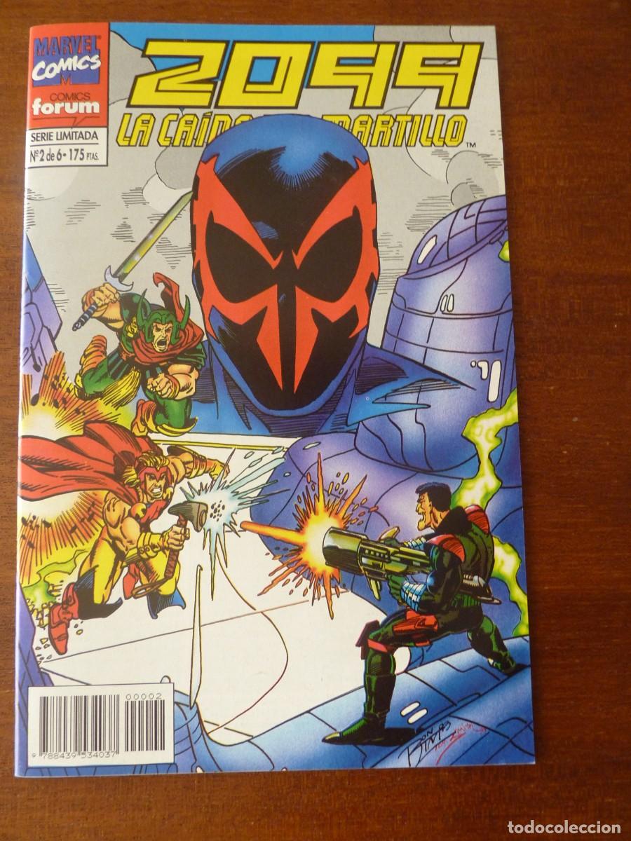 C&oacute;mics: SPIDERMAN 2099 LA CA&Iacute;DA DEL MARTILLO N&ordm; 1,2, Y 3 FORUM 1994 - Foto 7