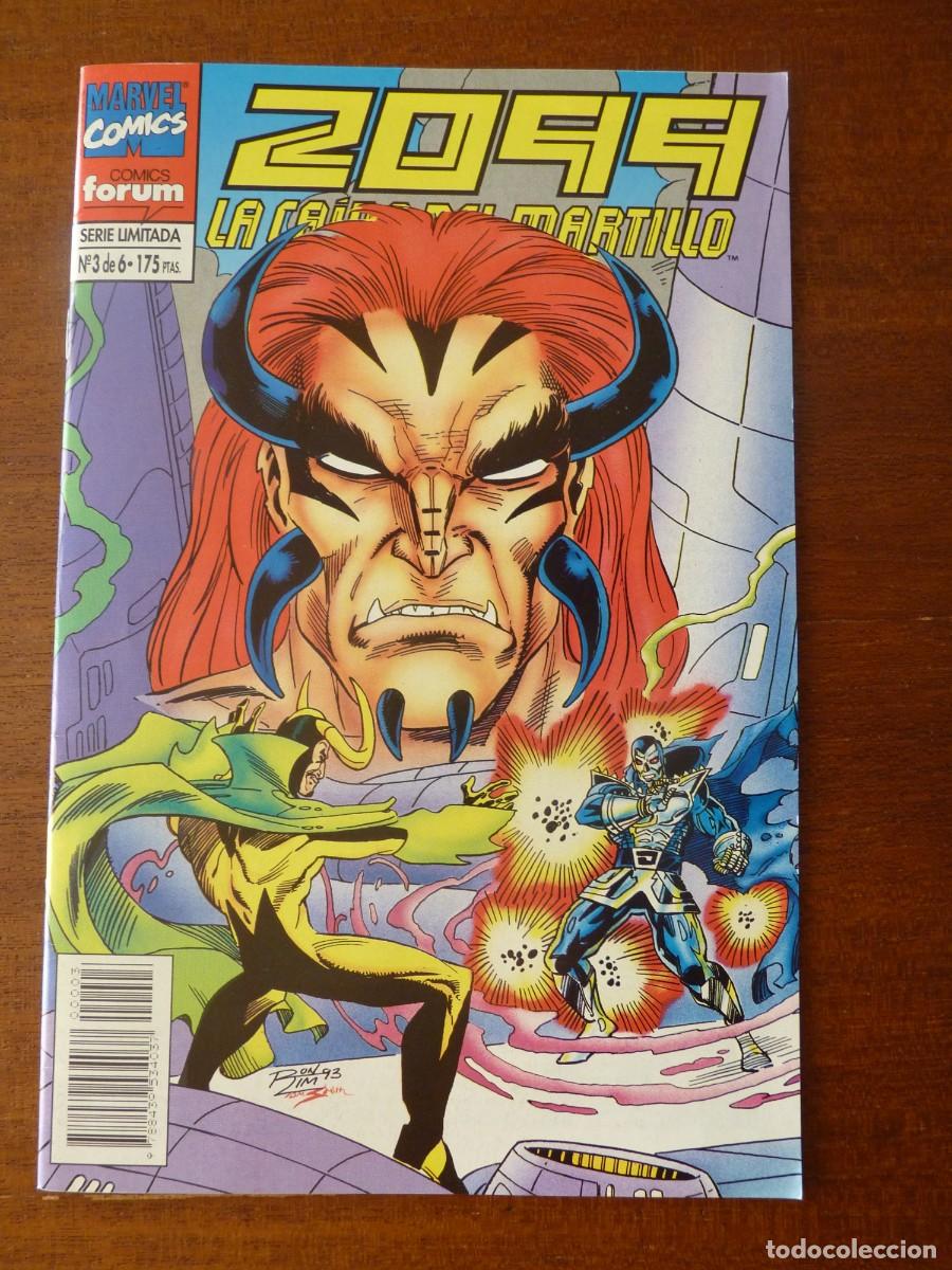C&oacute;mics: SPIDERMAN 2099 LA CA&Iacute;DA DEL MARTILLO N&ordm; 1,2, Y 3 FORUM 1994 - Foto 8