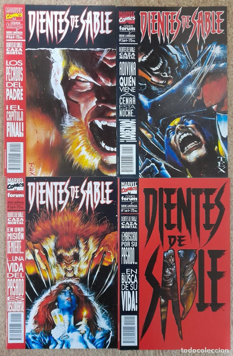 C&oacute;mics: Dientes De Sable.Completa.4 Comics.Marvel.Forum - Foto 1