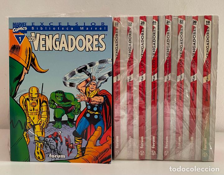 C&oacute;mics: BIBLIOTECA MARVEL LOS VENGADORES COMPLETA 32 N&Uacute;MEROS FORUM - Foto 2