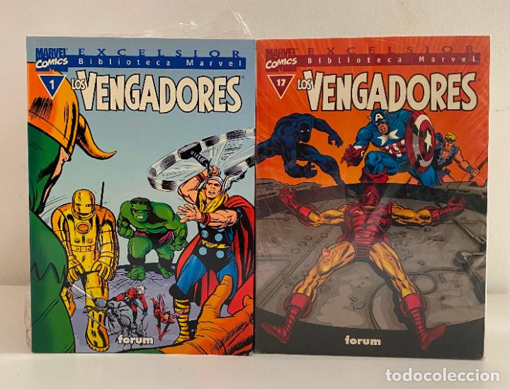 C&oacute;mics: BIBLIOTECA MARVEL LOS VENGADORES COMPLETA 32 N&Uacute;MEROS FORUM - Foto 1