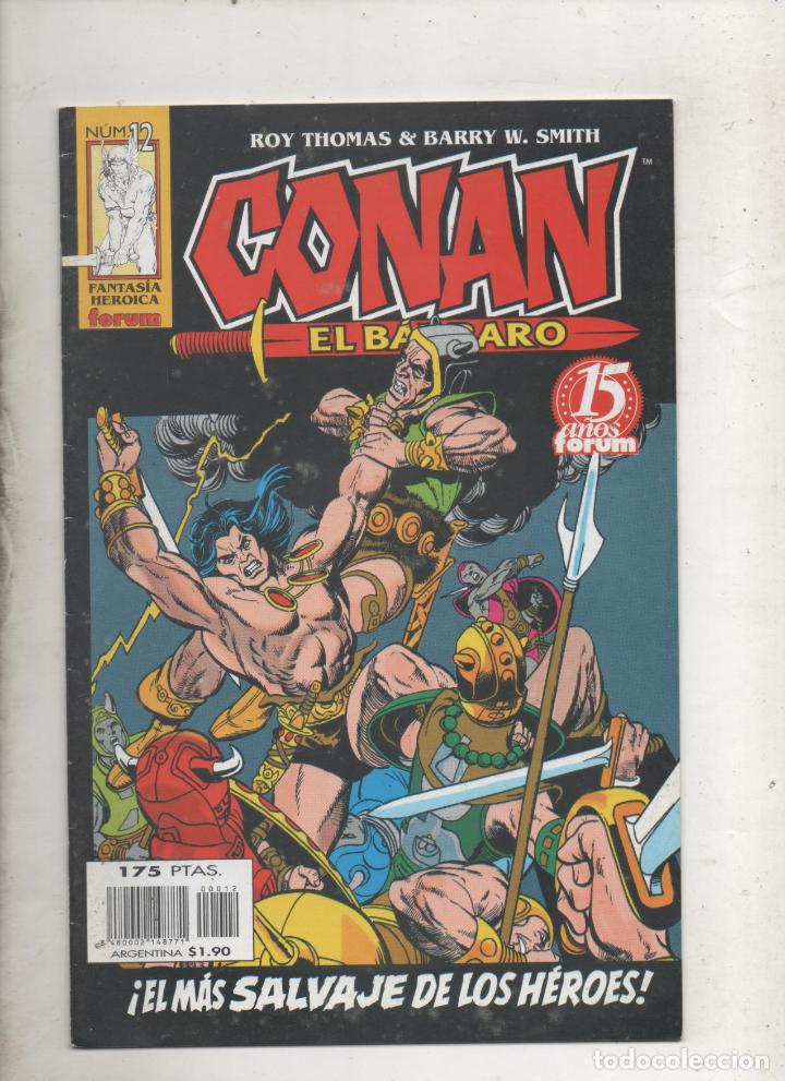C&oacute;mics: CONAN EL BARBARO N&ordm;12 . 2&ordf;EDICION . FORUM -E2 - Foto 1
