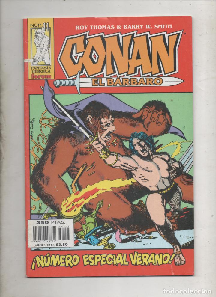 C&oacute;mics: CONAN EL BARBARO N&ordm;11 . 2&ordf;EDICION . FORUM -E2 - Foto 1