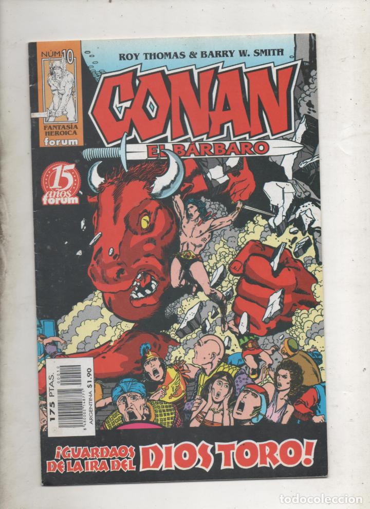 C&oacute;mics: CONAN EL BARBARO N&ordm;10 . 2&ordf;EDICION . FORUM -E2 - Foto 1