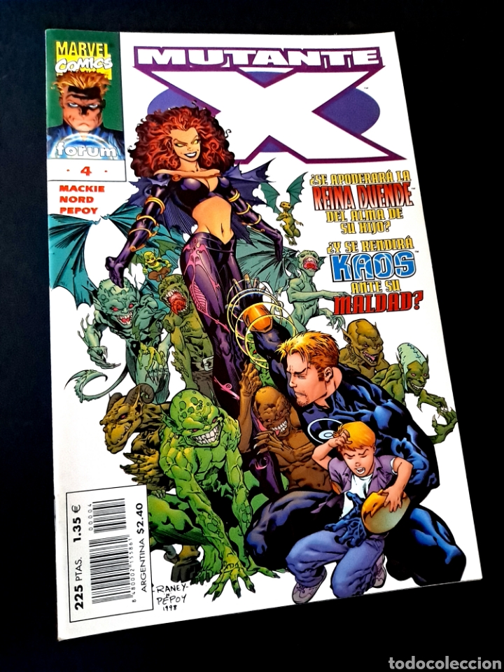 C&oacute;mics: EXCELENTE ESTADO MUTANTE X 4 FORUM COMICS GRAPA - Foto 1