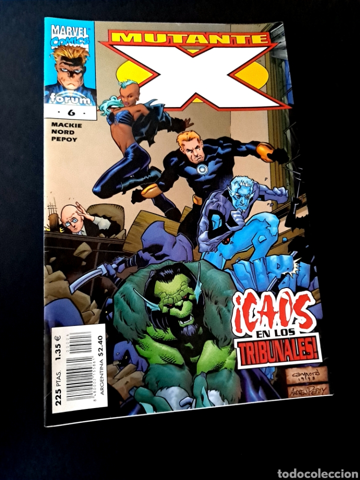 C&oacute;mics: EXCELENTE ESTADO MUTANTE X 6 FORUM COMICS GRAPA - Foto 1