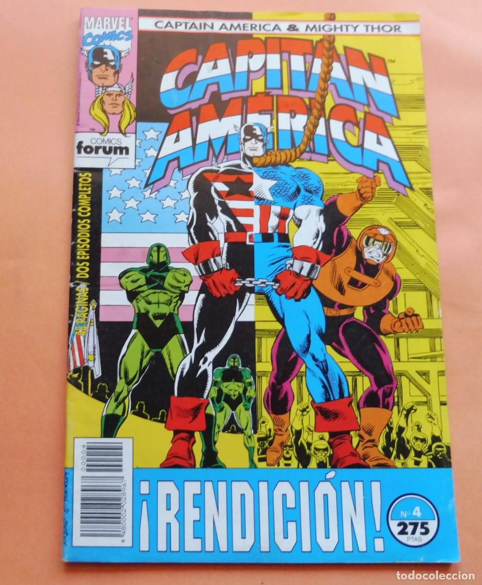 C&oacute;mics: COMICS MARVEL - FORUM N&Uacute;M 4 - CAPITAN AMERICA & MIGHTY THOR - &iexcl;RENDICI&Oacute;N! - Foto 1