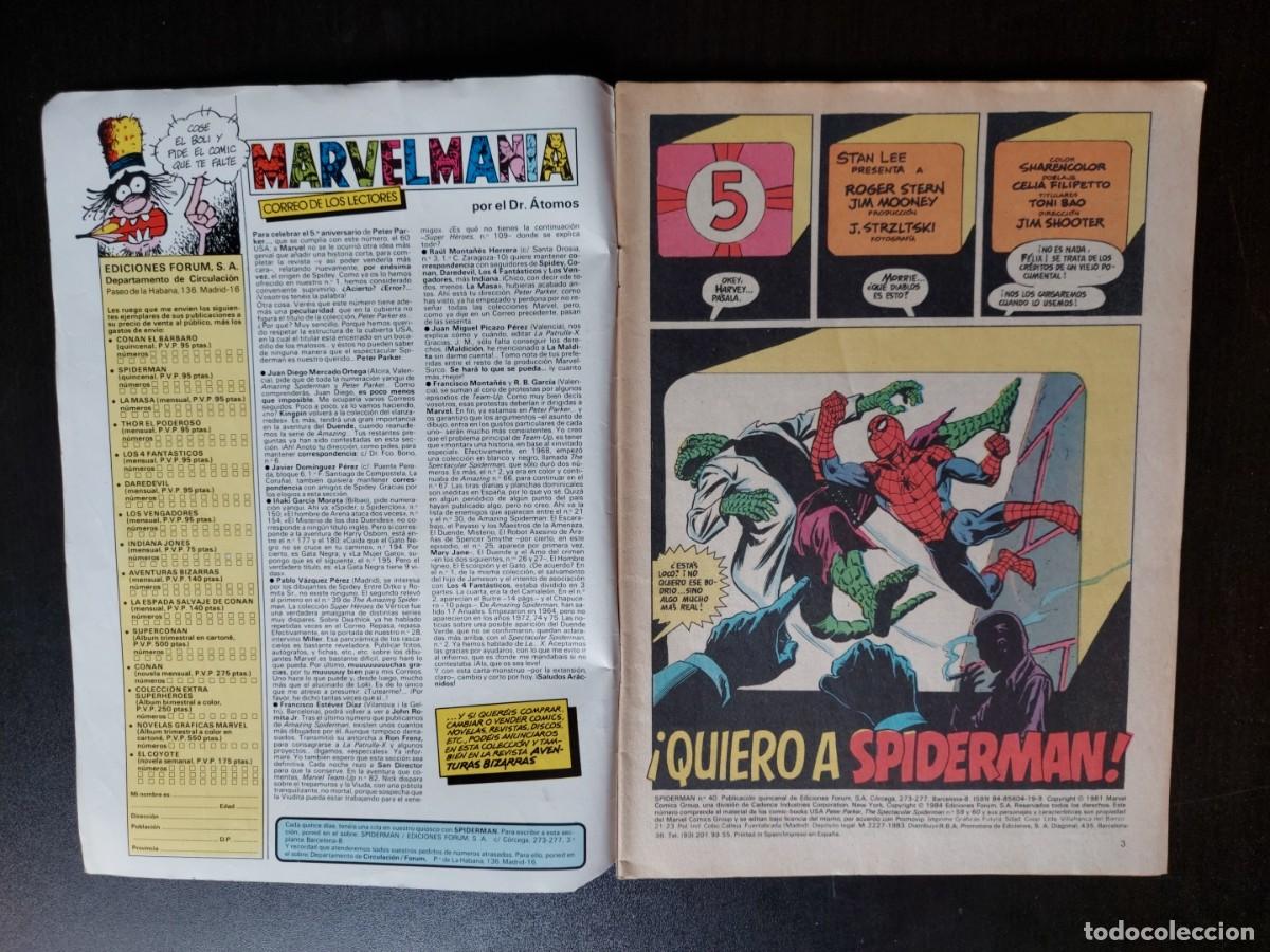 C&oacute;mics: Spiderman Vol. 1 n&ordm; 40 - Atrapad a Spiderman - C&oacute;mics Forum - 1984 - Foto 5