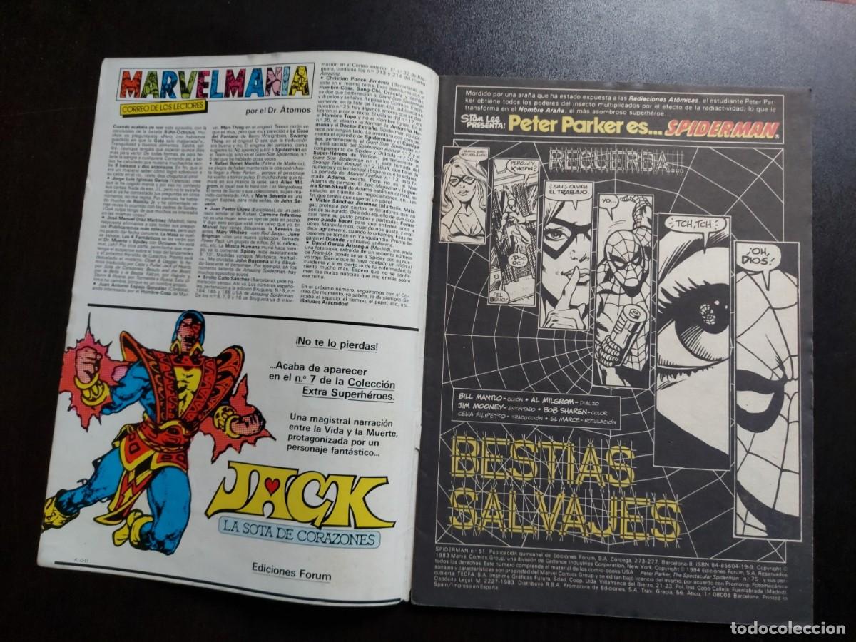 C&oacute;mics: Spiderman Vol. 1 n&ordm; 51 - C&oacute;mics Forum - 1984 - Foto 4