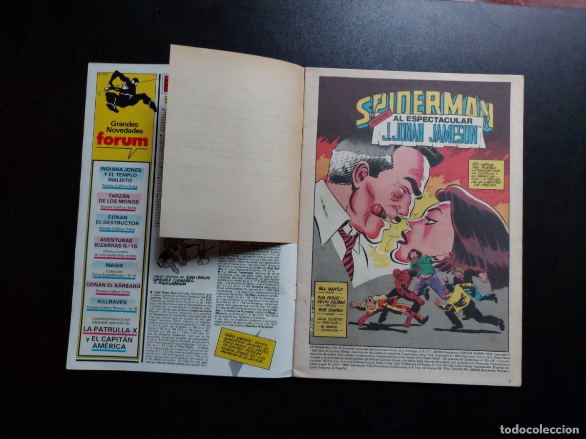 C&oacute;mics: Spiderman Vol. 1 n&ordm; 55 - C&oacute;mics Forum - 1985 - Foto 5