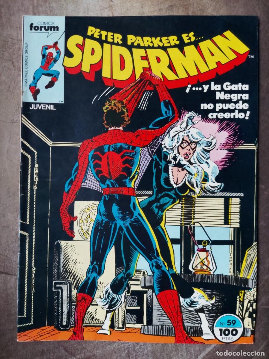 spiderman vol. 1 nº 59 - ¡…y la gata negra no p - Compra venta en  todocoleccion