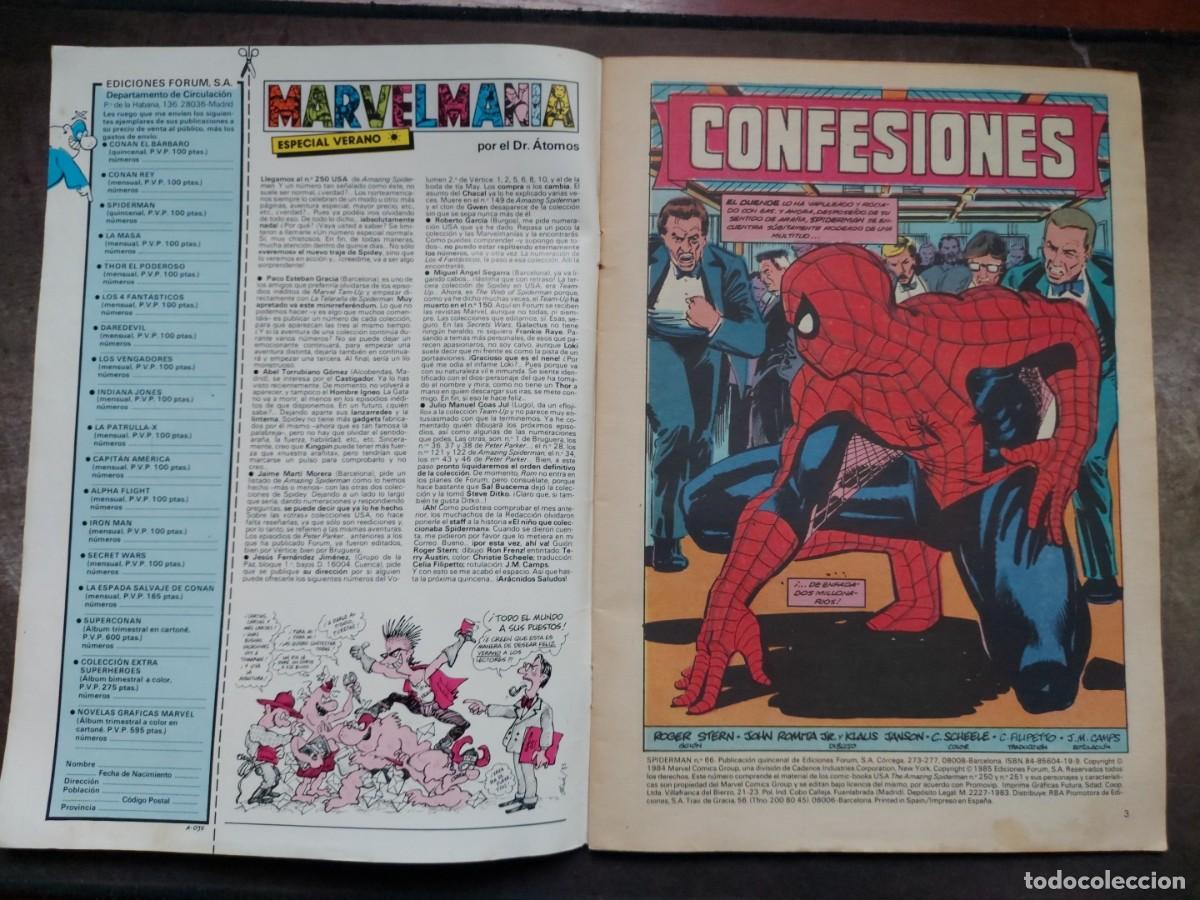 C&oacute;mics: Spiderman Vol. 1 n&ordm; 66 - C&oacute;mics Forum - 1985 - Foto 5
