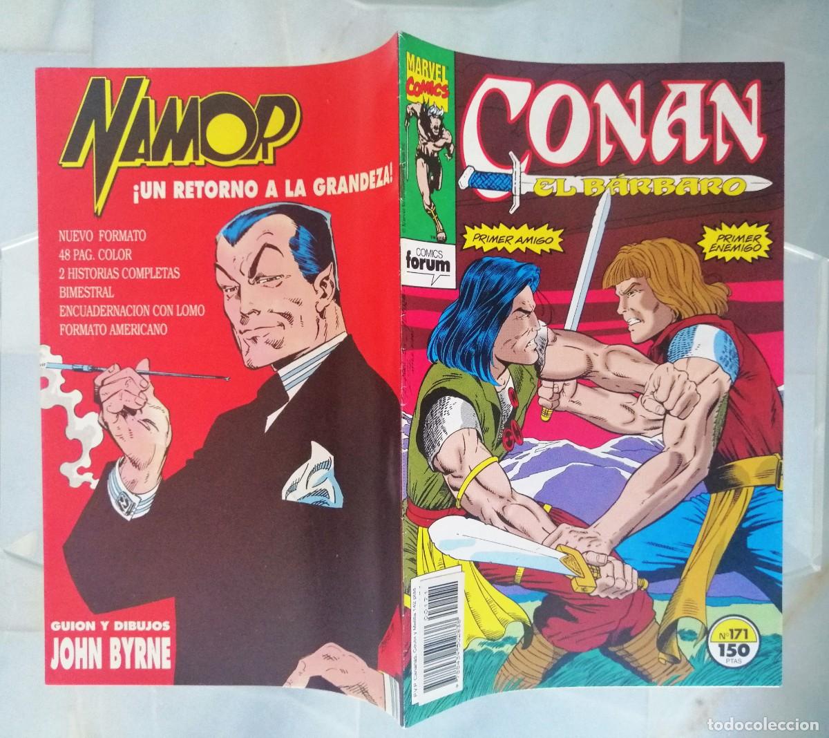 C&oacute;mics: CONAN EL BARBARO VOL. 1 N&ordm; 171 - MARVEL - FORUM 1991 - Foto 2