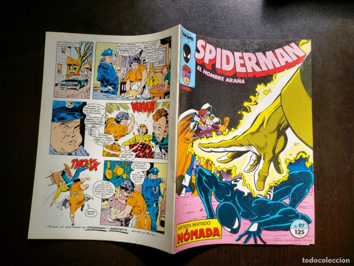 C&oacute;mics: Spiderman Vol. 1 n&ordm; 97 - Con N&oacute;mada - Comics Forum - 1986 - Foto 3